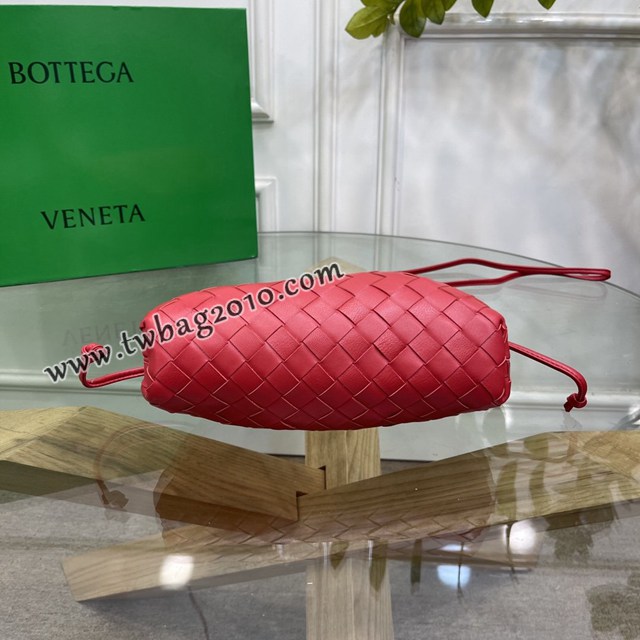 Bottega veneta高端女包 98061 寶緹嘉升級版小號編織雲朵包 BV經典款純手工編織羔羊皮女包  gxz1185